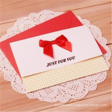 Customized Wedding Invitation Crad Greeting Card Printing with Envelope